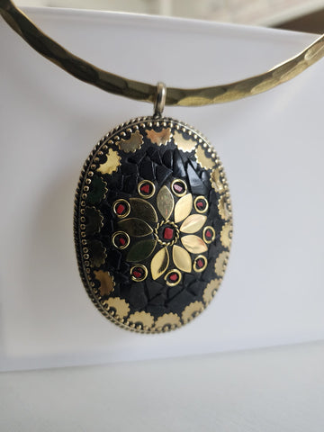 Mosaico Ovalado de la india