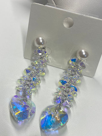 Aretes colgante tornasol