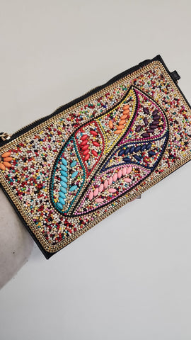 Cartera Hojas de Colores