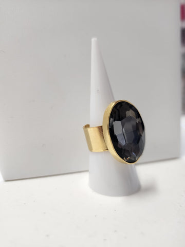 Anillo Ovalado Cristal