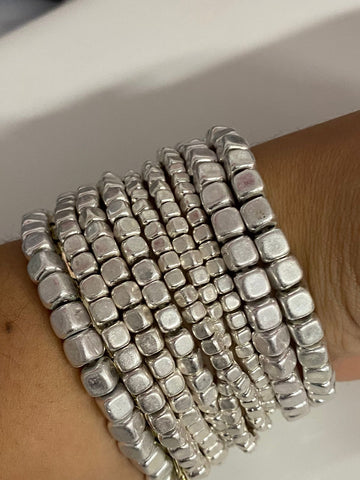 Bonche Pulsera Plata