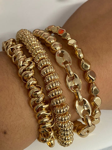 Cuarteto Pulsera Oro