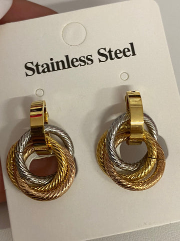 Argolla Entrelazada 2 tonos