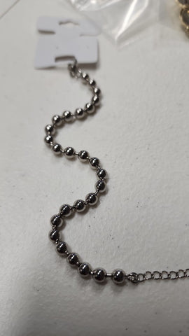 Pulsera balines plata