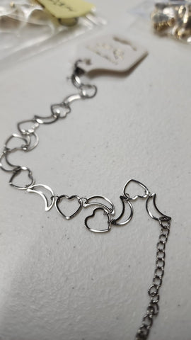 Tobillera plata Luna