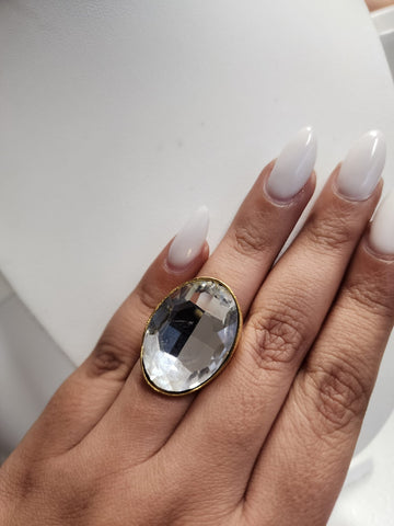 Anillo Ovalado Clear