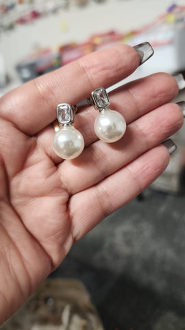 Aretes en perla # 3