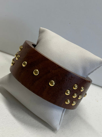 Pulsera madera puntito