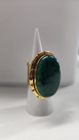 Anillo Ovalado  Verde
