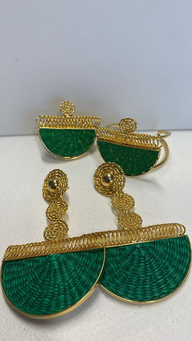 Set verde  Florecita # 1