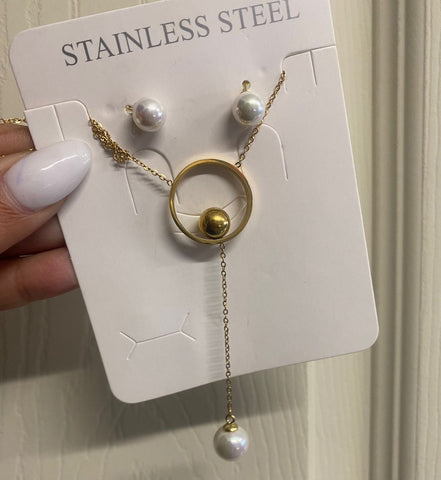 Collar perla balín Liquidacion