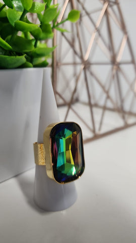 Anillo Rectangular Tornasol