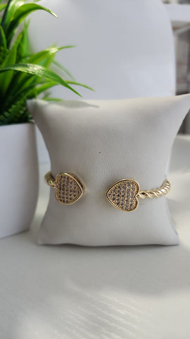 Bangel Oro  Corazon Diamantado