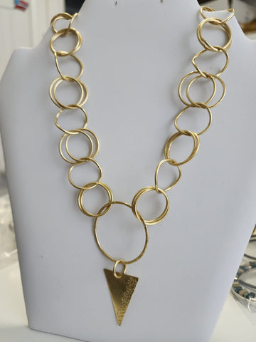 Cadena de Eslabones  Con Triangulo