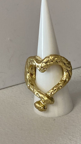 Anillo Corazon clavo