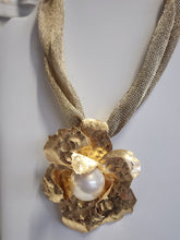 Collar Flor tela