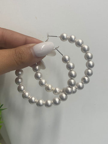 Argollas Escarchada mate