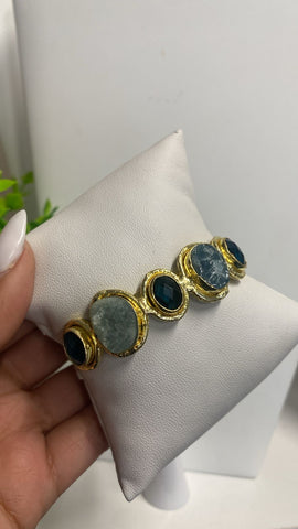Pulsera Cuarzo azul