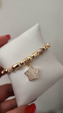 Pulsera Estrella Diamantada