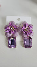 Aretes Flor Tejidas