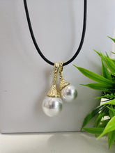 #745-Collar Perlas Colgantes