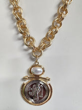 #048-Cadena Eslabon Torcido  Moneda Angel