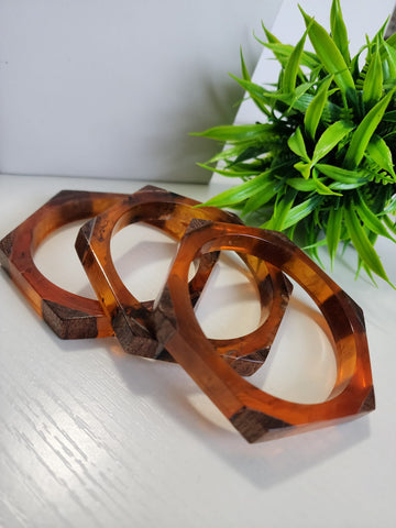 Trío de Pulseras  Ambar