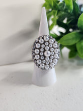 Anillo  Ovalado  Perlitas