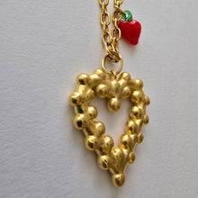 A242-MS-Collar Corazon Puntitos