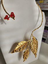 C155-OL-Choker Hojas con hilos