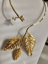 C155-OL-Choker Hojas con hilos