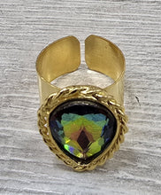 Anillo Gota borde Torcido