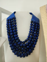 Collar en Capas  Cerradura Iman y Cuero