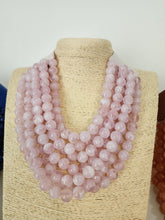 Collar en Capas  Cerradura Iman y Cuero